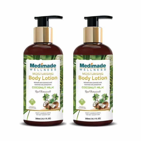 Medimade Coconut Milk Body Lotion - 300 Ml X 2 ( Pack Of 2 )