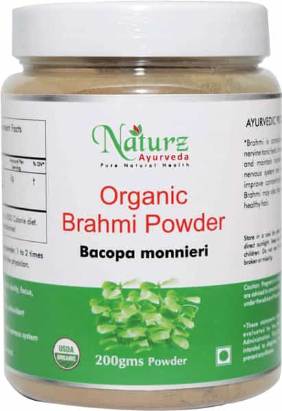 Naturz Ayurveda Organic Brahmi Powder 200 Gms (Pack Of 2)