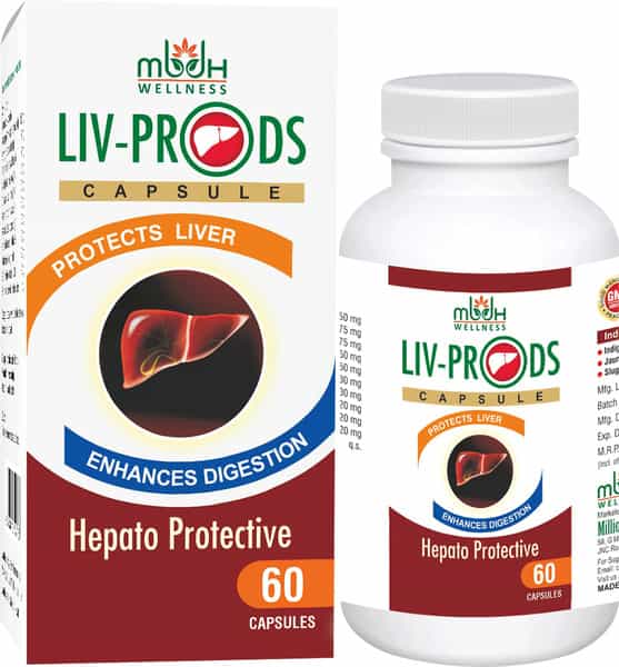 Mbdhwellness Liv Pro Ds-Ayurveda For Fatty Liver & Natural Detox Natural With Kalmegh (Pack Of 3)