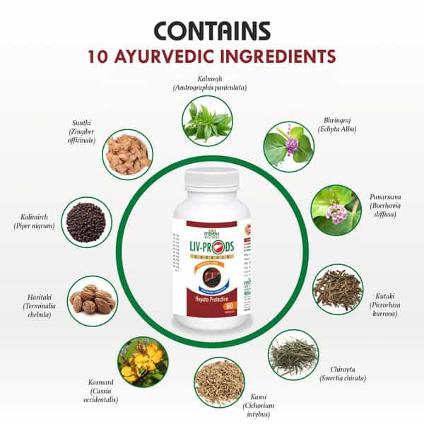 Mbdhwellness Liv Pro Ds-Ayurveda For Fatty Liver & Natural Detox Natural With Kalmegh (Pack Of 3)