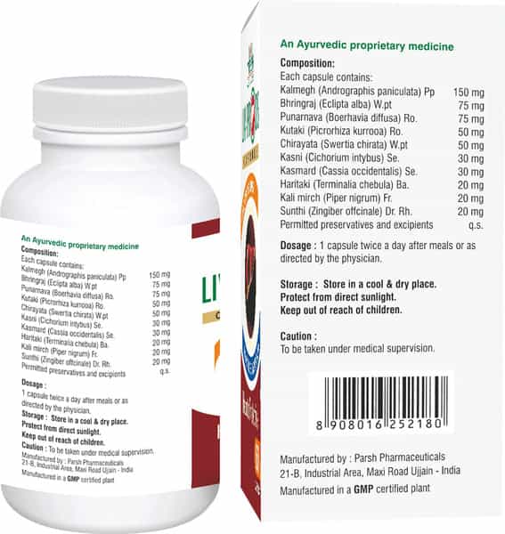 Mbdhwellness Liv Pro Ds-Ayurveda For Fatty Liver & Natural Detox Natural With Kalmegh (Pack Of 3)
