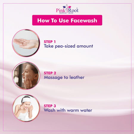 Pink Root Pearl Whitening Face Wash 100ml