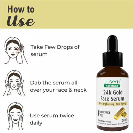 Luvyh 24k Gold Face Serum 30ml