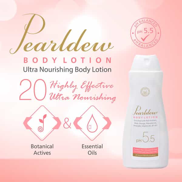 Pearldew Body Lotion 200 Ml | With Aloe | Avocado & Butters | Ph 5.5 (Pack Of 1)