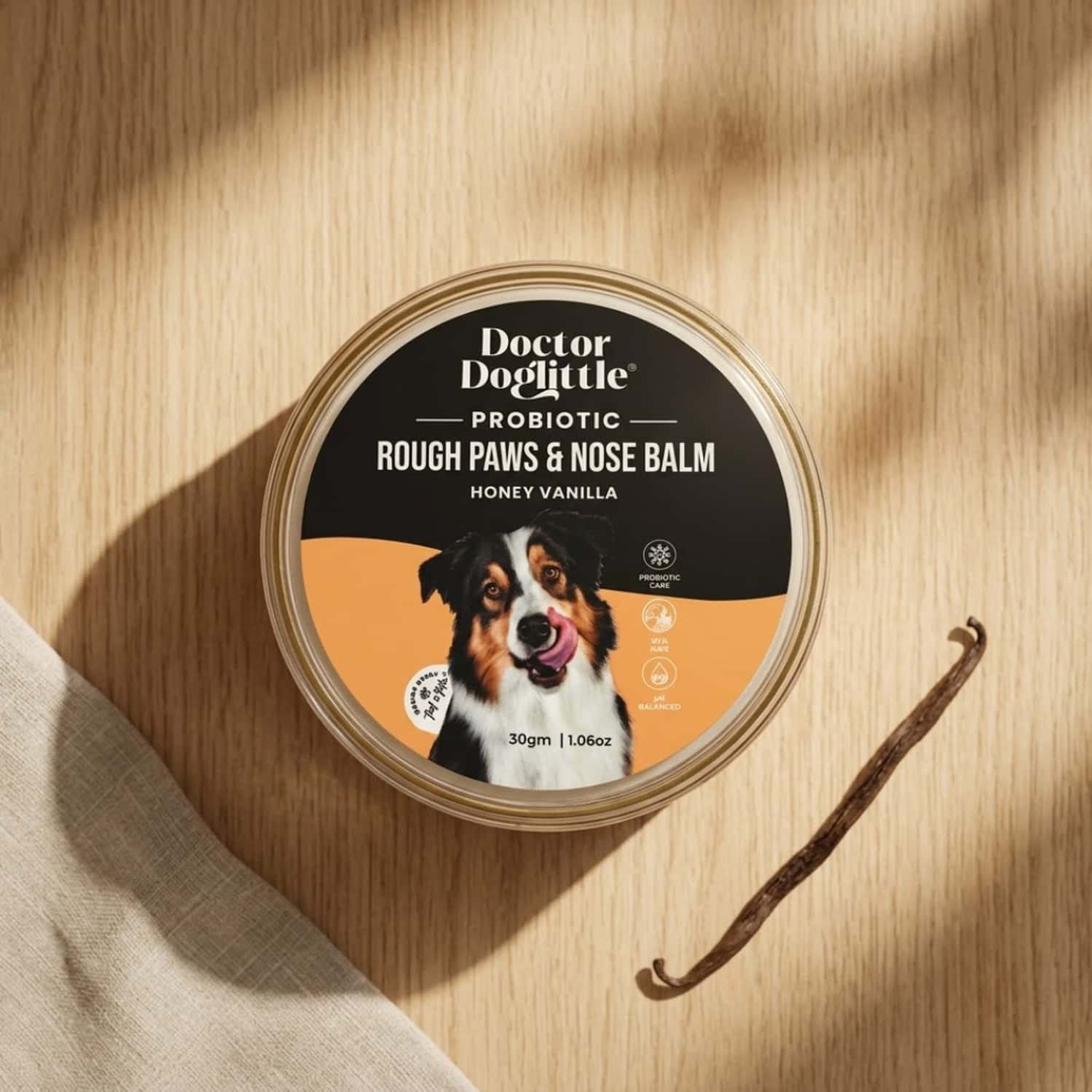 Doctor Doglittle Probiotic Dog Rough Paws & Nose Balm With Goat Milk (30 Gms)
