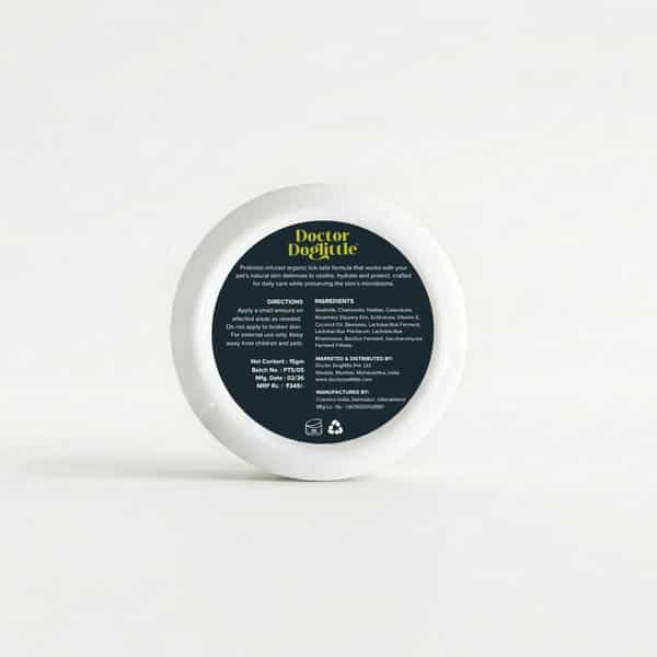 Doctor Doglittle Probiotic Dog Rough Paws & Nose Balm With Goat Milk (30 Gms)
