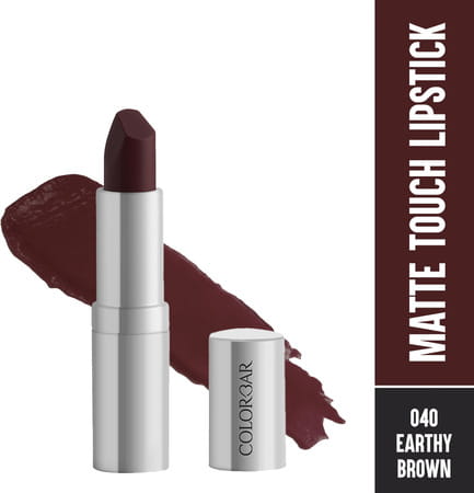 Colorbar Matte Touch Lipstick- Earthy Brown.