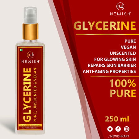 Newish Glycerine For Face And Skin Care 250ml (Pack Of 2)