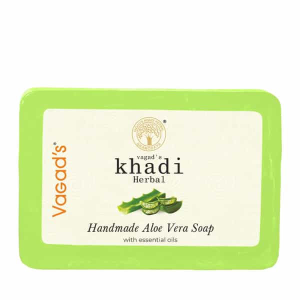 Vagad's Khadi Herbal Aloe Vera Soap 125 G