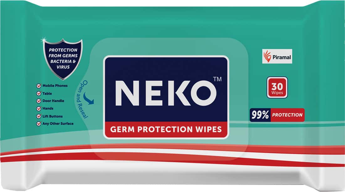 Neko Germ Protection Wipes - Travel Pack - 30 Wipes