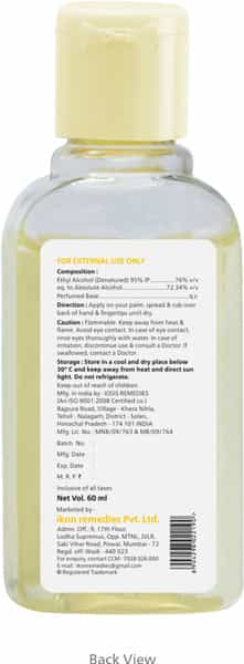 Pearldew Hand Sanitizer (Gel) Refreshing Lemon & Mint 60 Ml - Pack Of 8