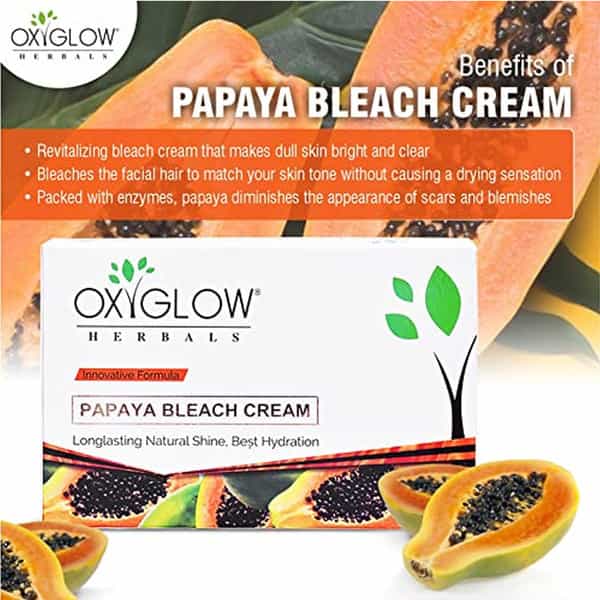 Oxyglow Herbals Bleach Cream Papaya 50 Gram