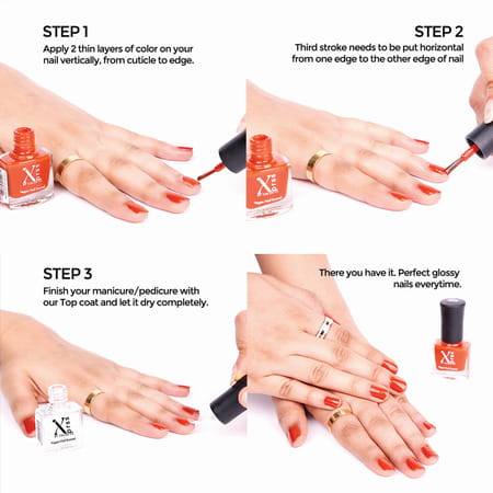 Color Fx Xprss Vegan Nail Enamels Transparent 5ml