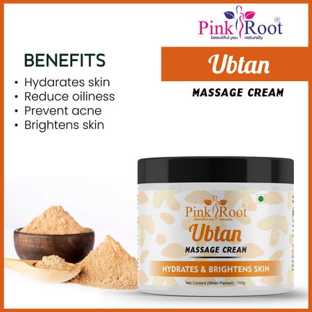Pink Root Ubtan Massage Cream 100gm