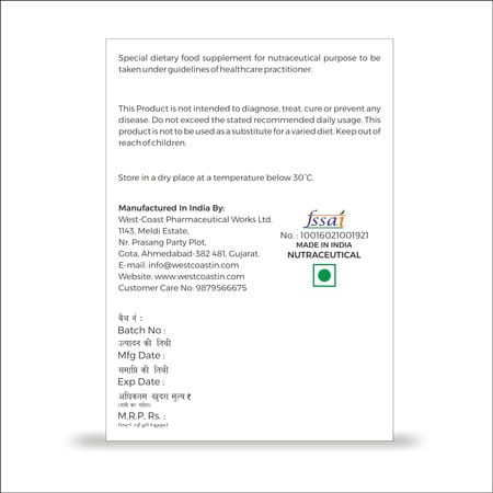 Westcoast Fatnile With Fat Reduction Formula Capsule | Weight Management | Daily Calorie Burn - 1x15