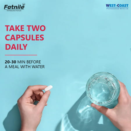 Westcoast Fatnile With Fat Reduction Formula Capsule | Weight Management | Daily Calorie Burn - 1x15