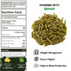 Long & Short Healthy Penne Pasta | Veggie - Spinach Pasta No Maida | Pack Of 2 - 500G (250Gx2)