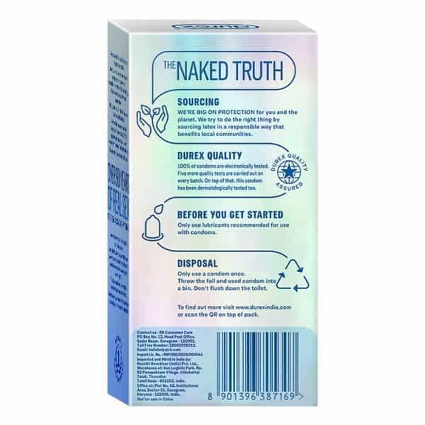 Durex Invisible Super Ultra Thin 10 Condoms - Pack Of 3