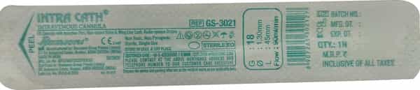 Intracath -2 Size G 18 Pack Of 1