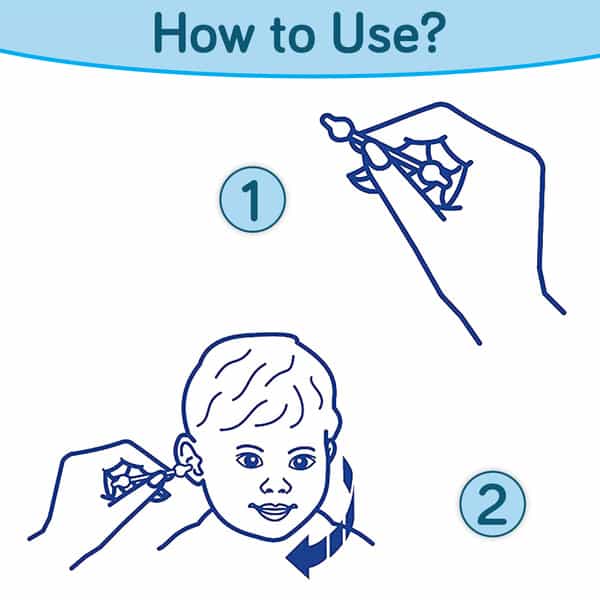 Luvlap Baby 100% Unbleached Cotton Buds Ear Drum Protection Stem Made Of Paper 100 Swabs