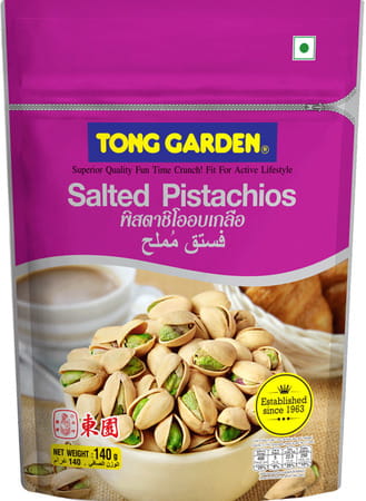 Tong Garden Salted Pistachios 140g Pouch