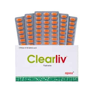 Green Milk Clearliv | Ayurvedic Liver Support & Detox | Digestion & Vitality Care | 5 X 30 Tablets
