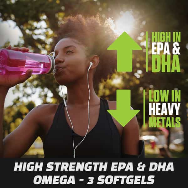 Genetic Nutrition Fish Oils Omega-3 500Mg Epa 250Mg Dha Incredibly Low Heavy Metal 100 Capsules