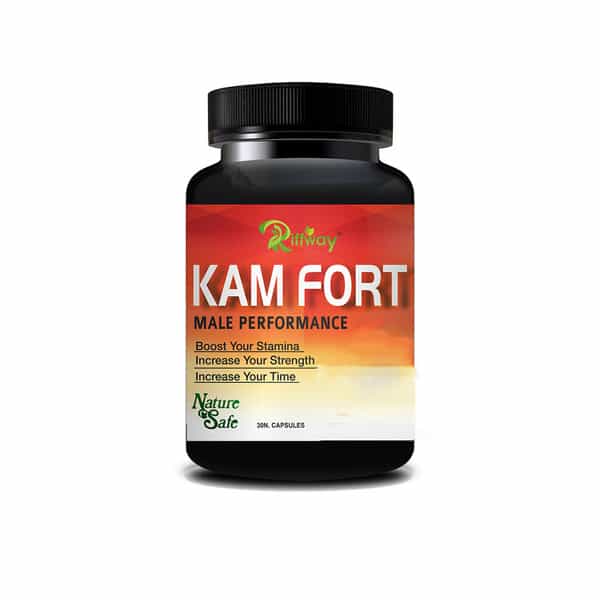 Kam Fort Herbal Capsules For Helps To Improve Curvature Problem (30 Capsules) 100% Ayurvedic