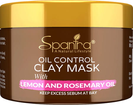 Spantra Oil Control Clay Mask With Lemon & Rosemary Oil | 125g