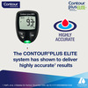 Contour Plus Elite Blood Glucose Monitoring System With Contour Plus Test Strip 20s Free