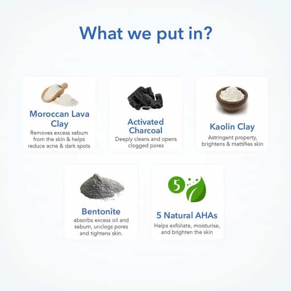 The Moms Co. Clay Face Mask -100 Gm