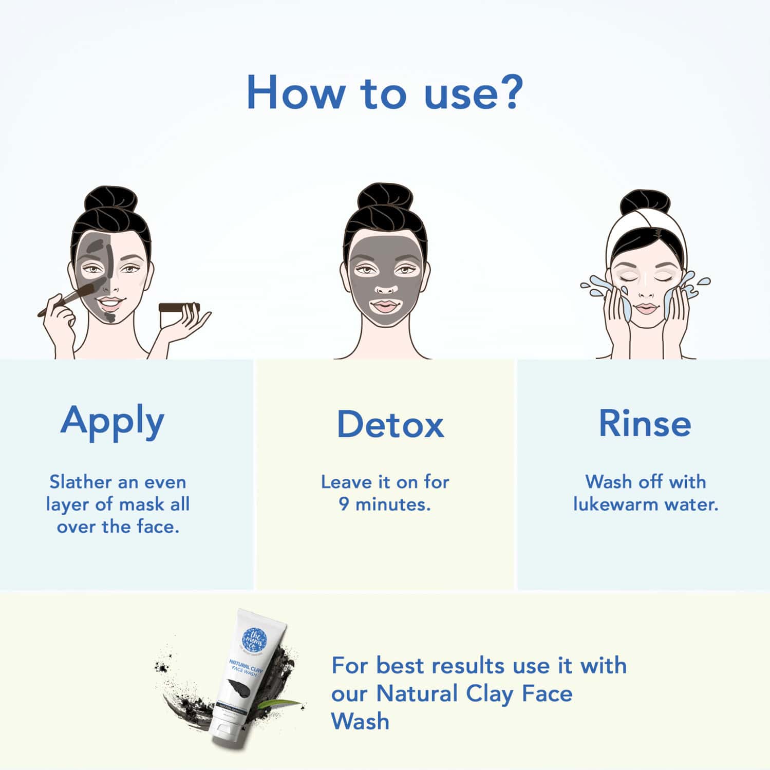 Buy THE MOMS CO. CLAY FACE MASK 100 GM Online & Get Upto 60 OFF at