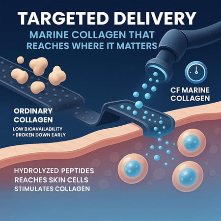 Carbamide Forte Marine Collagen Peptides 3000mg Tabltes 90 No'S