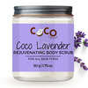 Coco Crush Lavender Coconut Body Scrub For Brightening Skin | 100% Natural Scrub - 50G