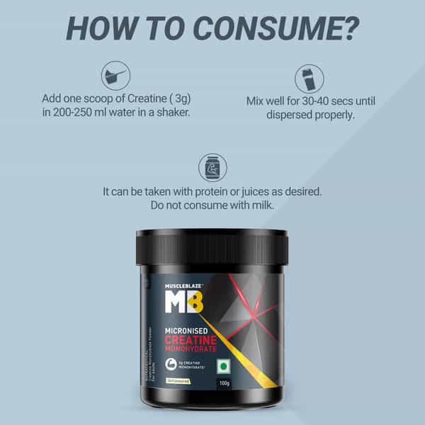 Muscleblaze Creatine Monohydrate Unflavoured 100 Gm