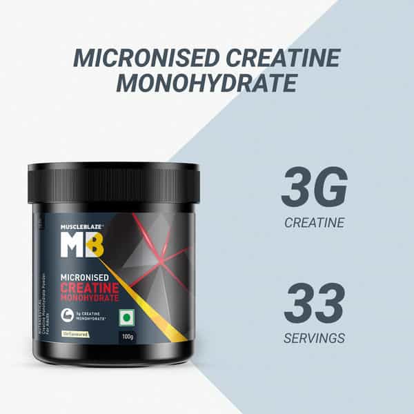 Muscleblaze Creatine Monohydrate Unflavoured 100 Gm
