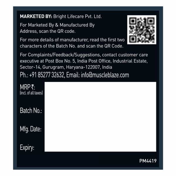 Muscleblaze Creatine Monohydrate Unflavoured 100 Gm