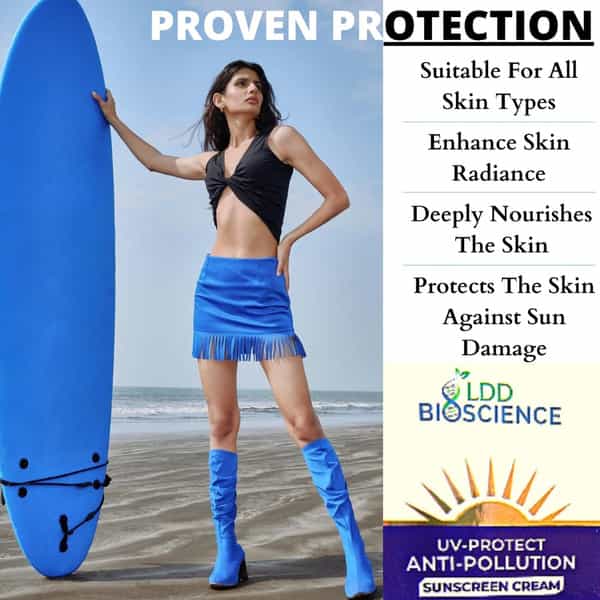 Ldd Bioscience Anti -Pollution Sunscreen For Face + Body - 50 Gm