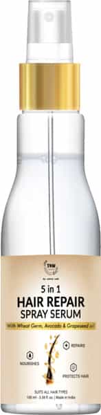 Tnw The Natural Wash 5-In-1 Hair Repair Spray Serum For Frizz-Free & Manageable Hair |100 Ml