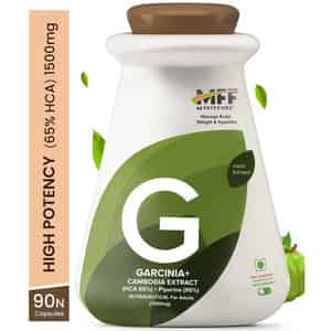Myfitfuel Garcinia Cambogia Extract (hca 65%) With Piperine 95% | (1500mg) | 90 Capsules