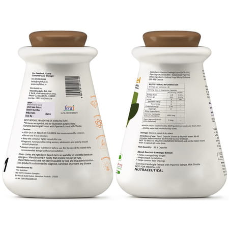 Myfitfuel Garcinia Cambogia Extract (Hca 65%) With Piperine 95% | (1500mg) | 90 Capsules