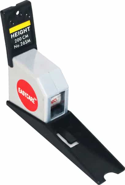 Easycare 2 Meters Height Tape Ruler (Black) - Ec1080