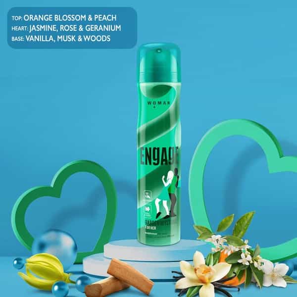Engage Garden Mystique Deodorant For Women Spicy And Woody Skin Friendly- 150Ml