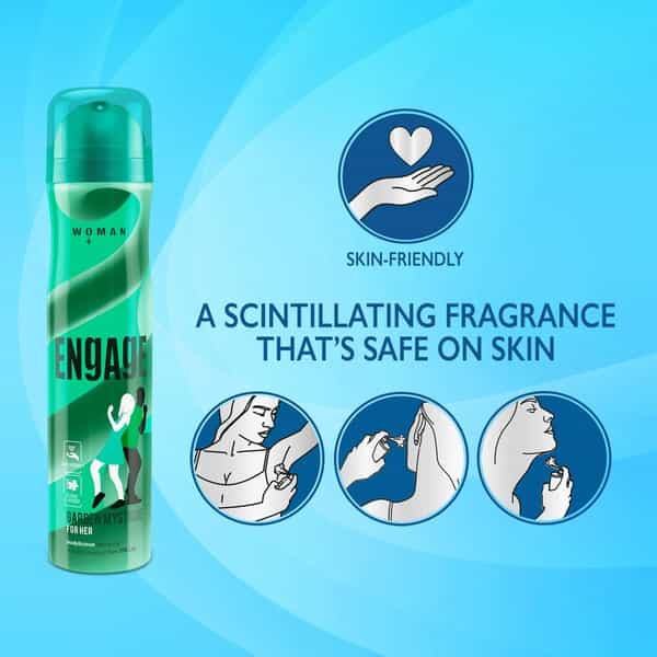 Engage Garden Mystique Deodorant For Women Spicy And Woody Skin Friendly- 150Ml