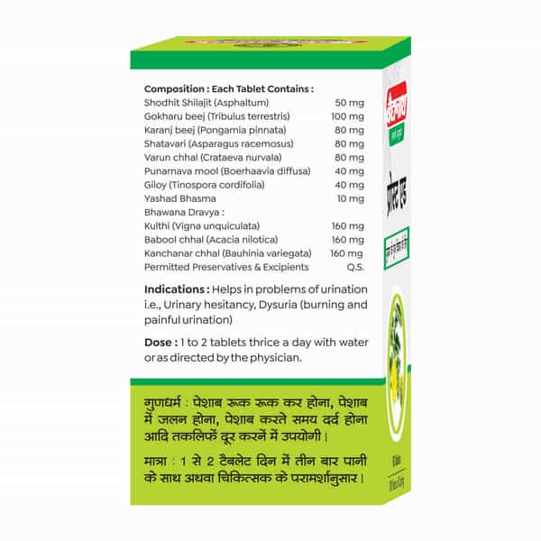 Baidyanath Asli Ayurved Prostaid | Urinary Track Infection | 50 Tablets ( Pack Of 2 )