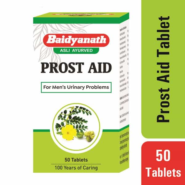 Baidyanath Asli Ayurved Prostaid | Urinary Track Infection | 50 Tablets ( Pack Of 2 )