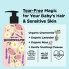 Goodness.me Certified Organic Baby Head-To-Toe Face Body Wash & Shampoo Tear Free 400Ml