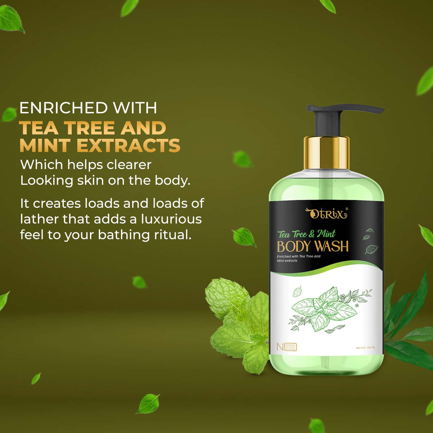 Buy OTRIX TEA TREE & MINT BODY WASH Online & Get Upto 60 OFF at PharmEasy