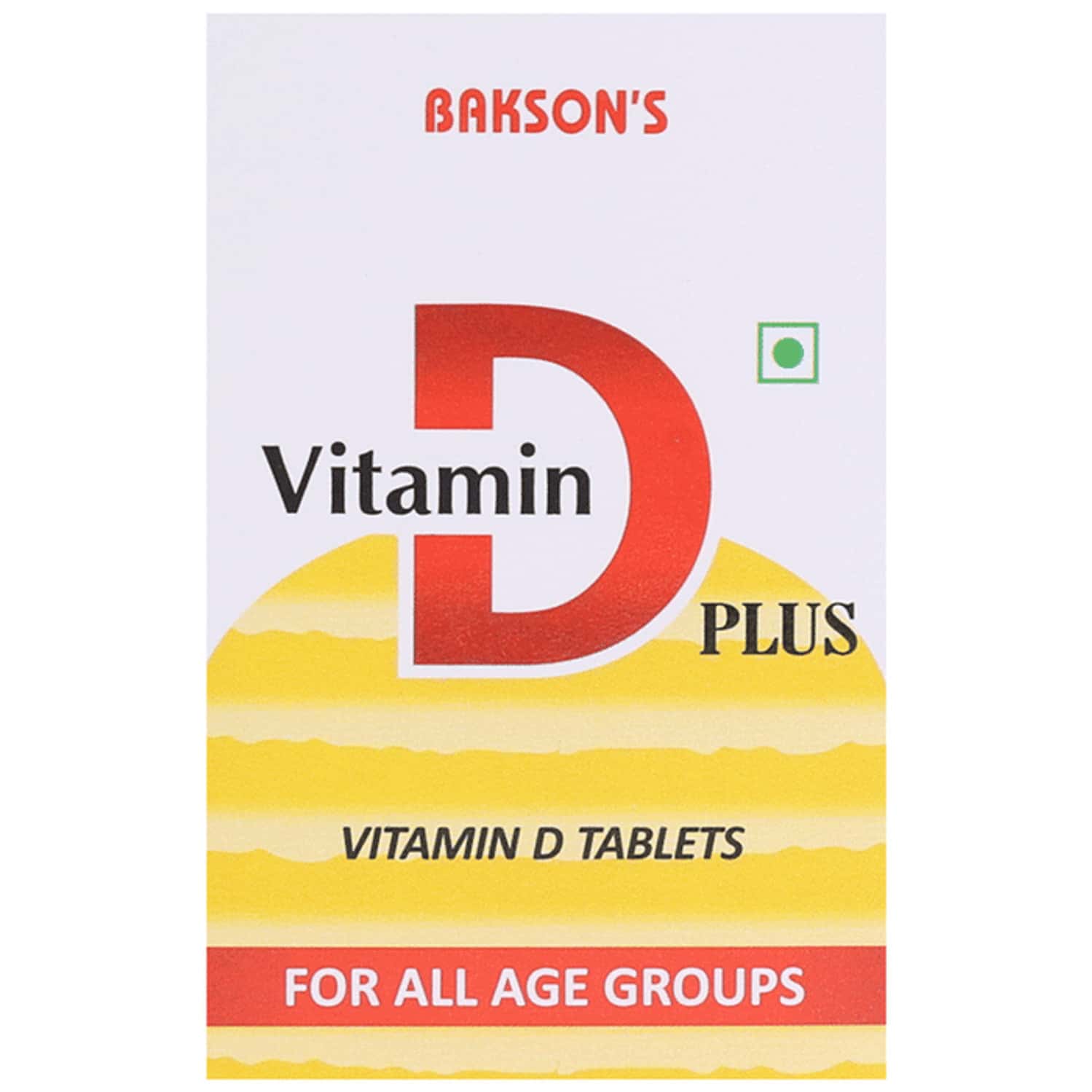 Bakson Vitamin D Plus Capsules For All Age Groups 30 Nos