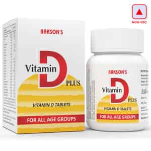 Bakson Vitamin D Plus Capsules For All Age Groups 30 Nos